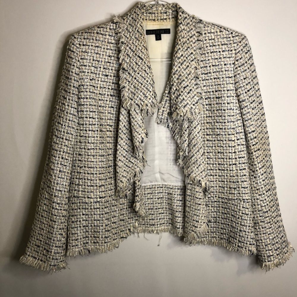 Lafayette 148 Cascade Collar Coat